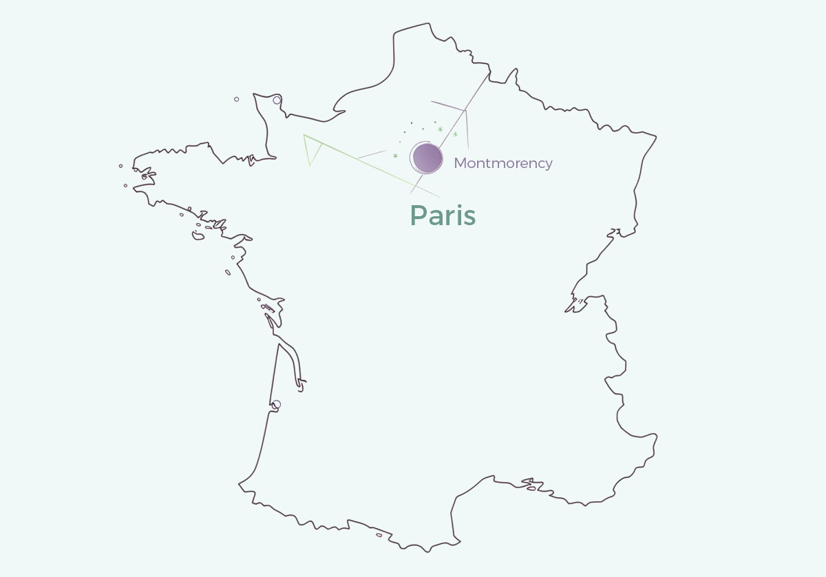 Carte - 8 avenue Delacourt, 95160 Montmorency